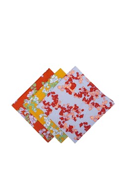 Coral orange napkins, set of 2 Napkins Dar Leone    - Collagerie