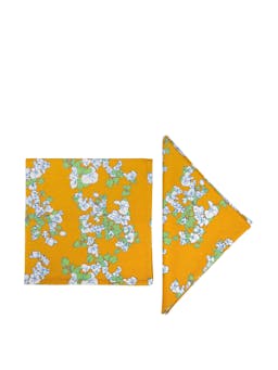 Saffron yellow napkins, set of 2 Napkins Dar Leone    - Collagerie