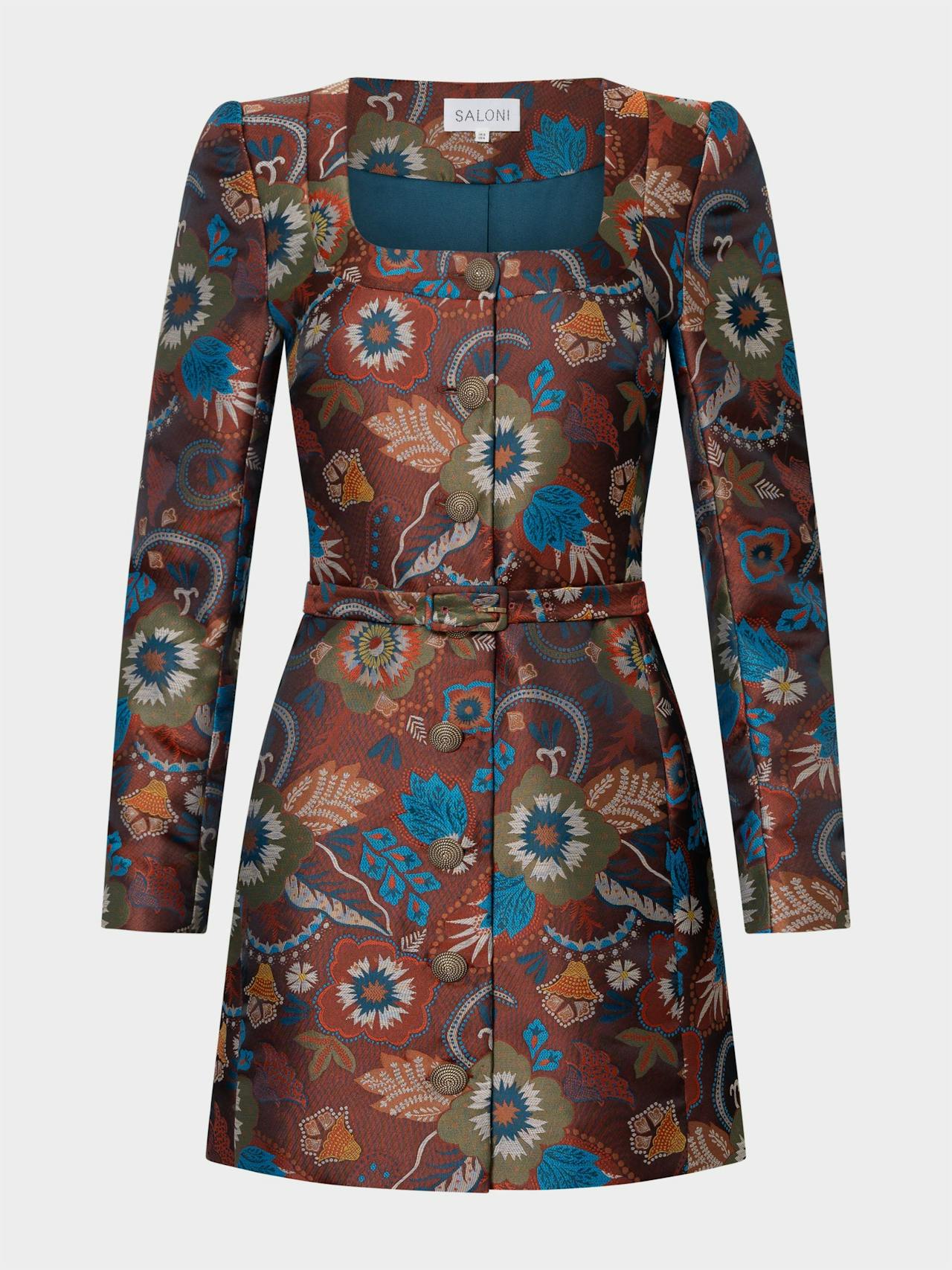 Autumn blooms Natalya B dress Dress Saloni    - Collagerie