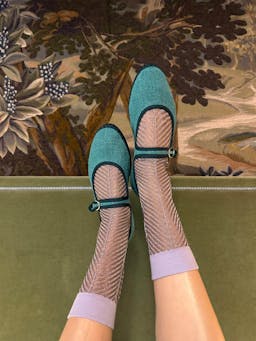 Green Nemo Mary Jane flats Mary Jane Flabelus    - Collagerie