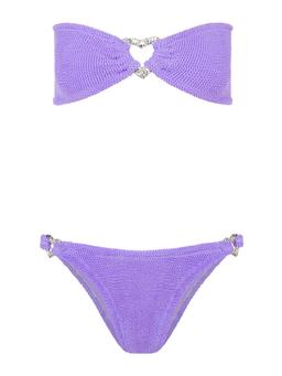 Lilac Nicole bikini Bikini Hunza G    - Collagerie