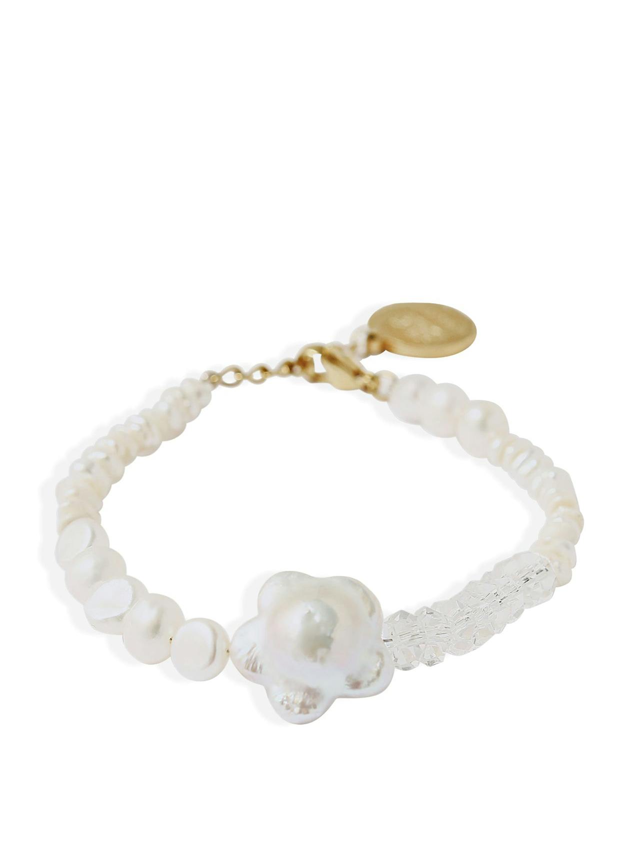 Pearl and gold Nixie bracelet Jewellery & Watches By Alona    - Collagerie