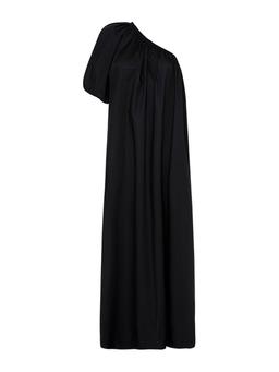 Black one shoulder maxi dress Womens Apparel - Dresses Matteau    - Collagerie