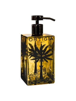 Ortigia liquid soap 500ml Ambra Nera Toiletries Volga Linen    - Collagerie