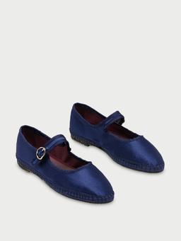 Navy blue Owens Mary Jane flats Mary Jane Flabelus    - Collagerie