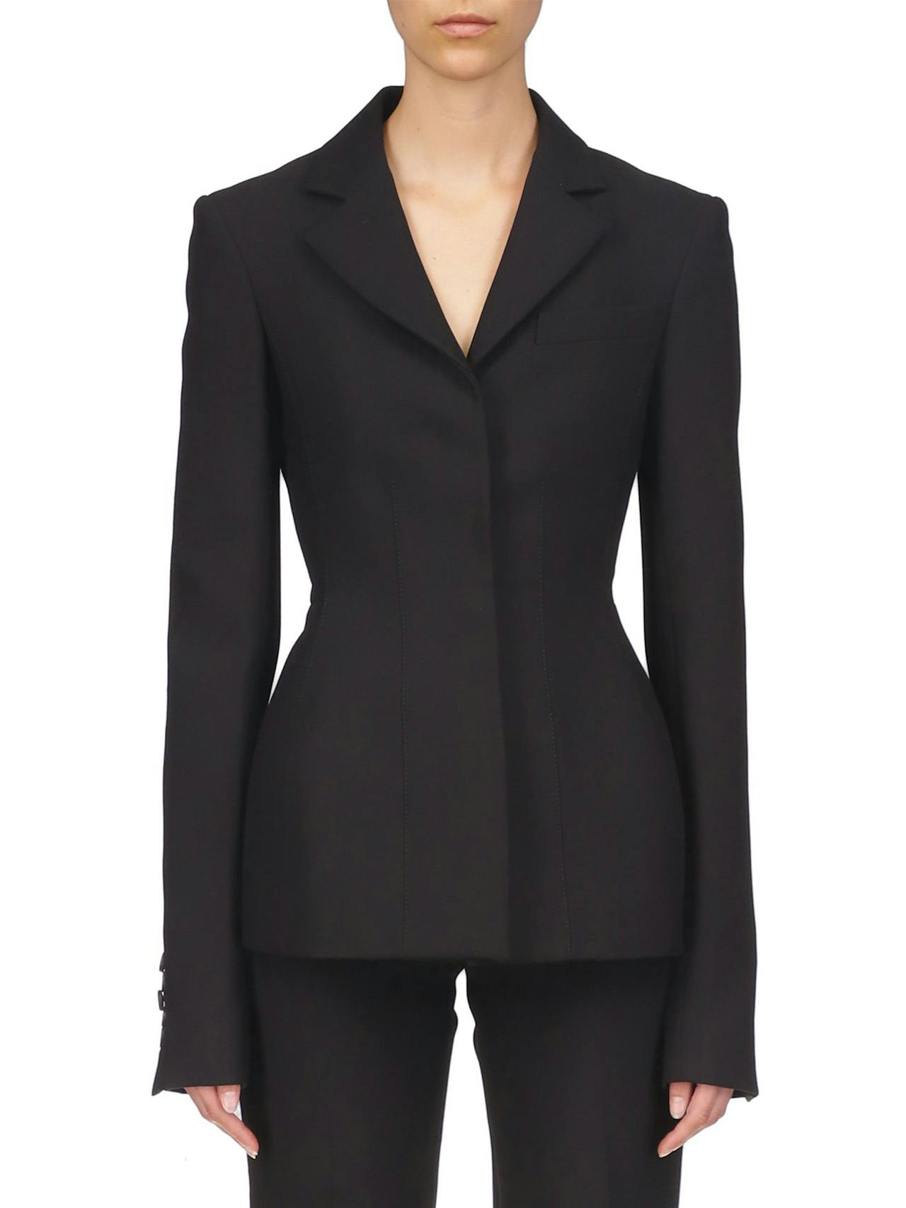 Black waisted Basque blazer Clothing Marina Moscone    - Collagerie