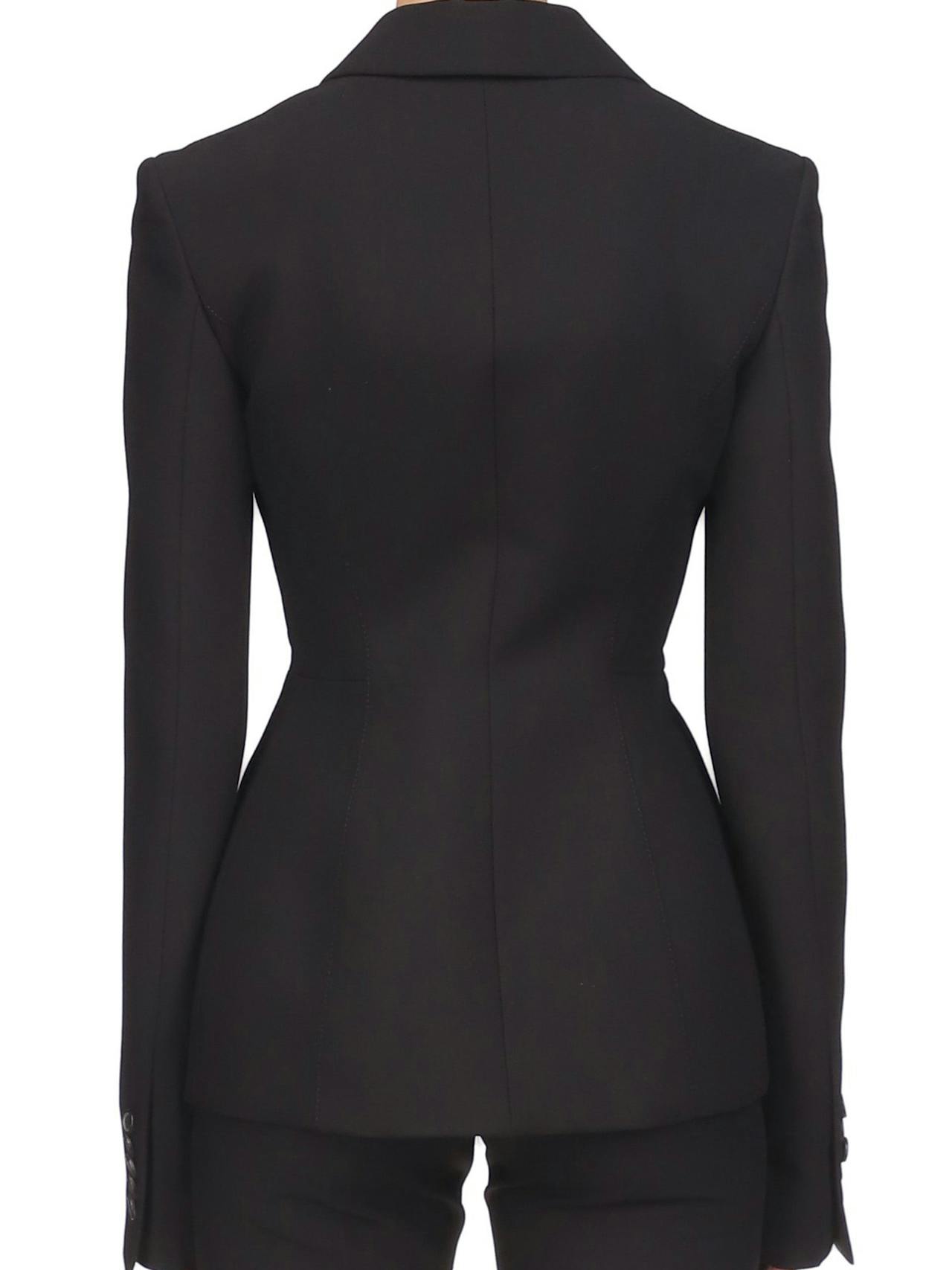 Black waisted Basque blazer Clothing Marina Moscone    - Collagerie