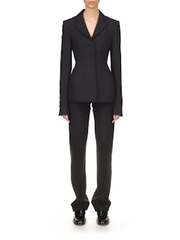 Black waisted Basque blazer Clothing Marina Moscone    - Collagerie