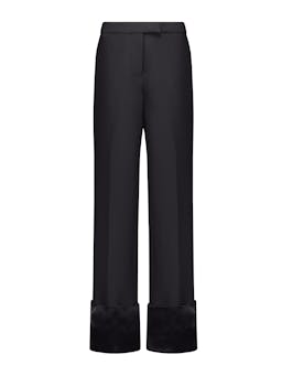 Black straight cuff trouser Clothing Marina Moscone    - Collagerie