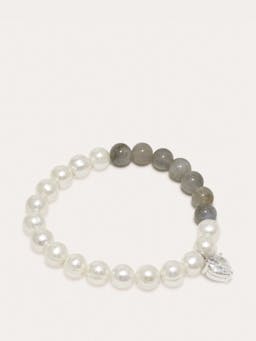 Pearl, zirconia and labradorite bead Fee‐fi‐fo‐fum bracelet Jewellery & Watches Completedworks    - Collagerie