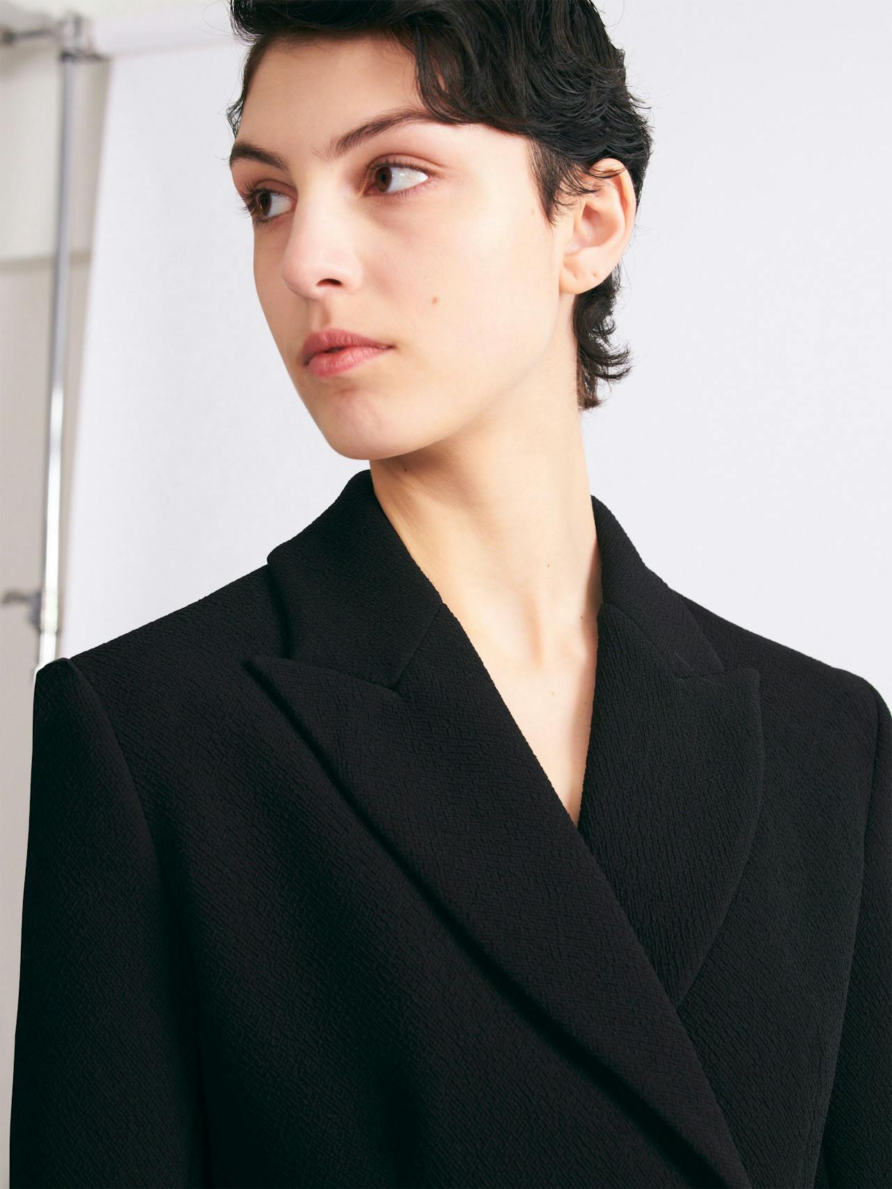 Danya jacket in black double crepe Jacket Emilia Wickstead    - Collagerie