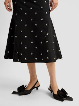 Pencil fit-flare skirt PF24_F0S1_BDOJ Erdem    - Collagerie