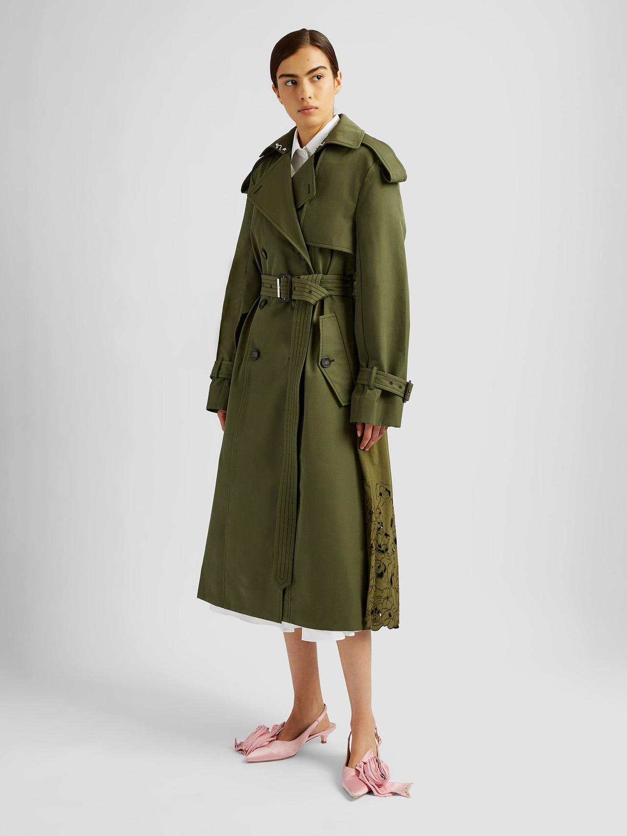 Hybrid trench coat PF24_F1C3_GCTW Erdem    - Collagerie