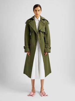 Hybrid trench coat PF24_F1C3_GCTW Erdem    - Collagerie