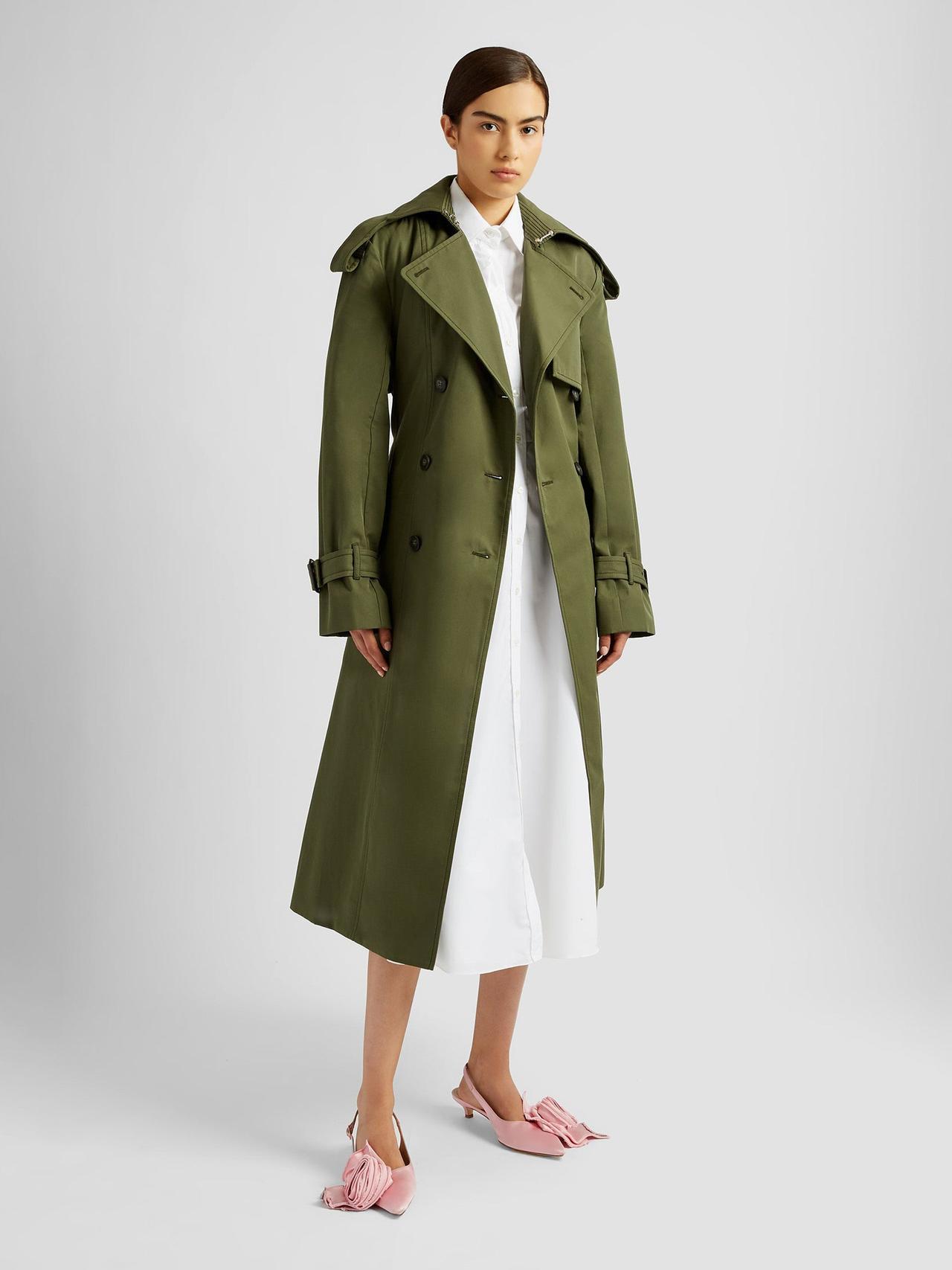 Hybrid trench coat PF24_F1C3_GCTW Erdem    - Collagerie