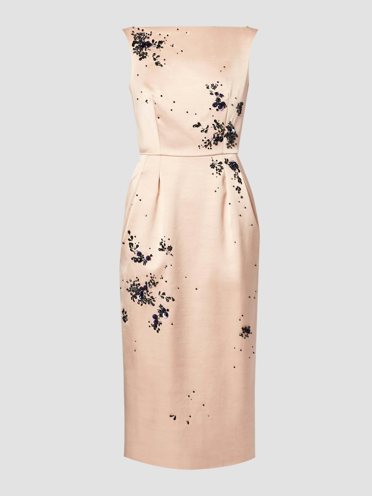 Pink sleeveless midi pencil dress PF24_F1D12_PIEDS Erdem    - Collagerie