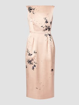 Pink sleeveless midi pencil dress PF24_F1D12_PIEDS Erdem    - Collagerie