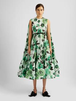 Sleeveless dress with cape detail PF24_F1D2_GVTT Erdem    - Collagerie