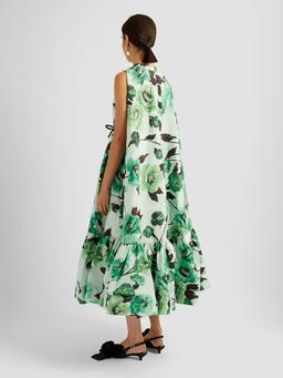 Sleeveless dress with cape detail PF24_F1D2_GVTT Erdem    - Collagerie