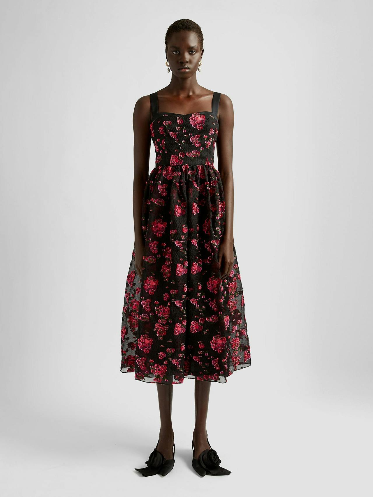 Sleeveless ankle length dress PF24_F1D34_BTFC Erdem    - Collagerie