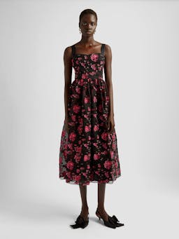 Sleeveless ankle length dress PF24_F1D34_BTFC Erdem    - Collagerie