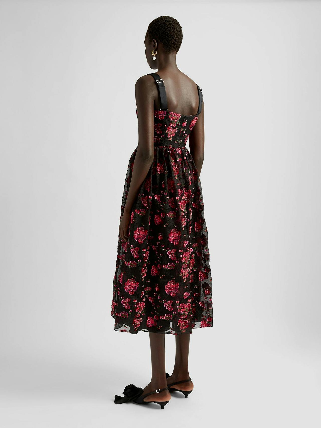 Sleeveless ankle length dress PF24_F1D34_BTFC Erdem    - Collagerie