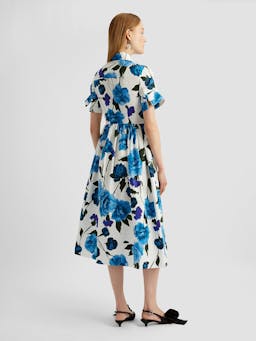 Flared cuff fit and flare shirt dress PF24_F1D921_WBVHCPX Erdem    - Collagerie