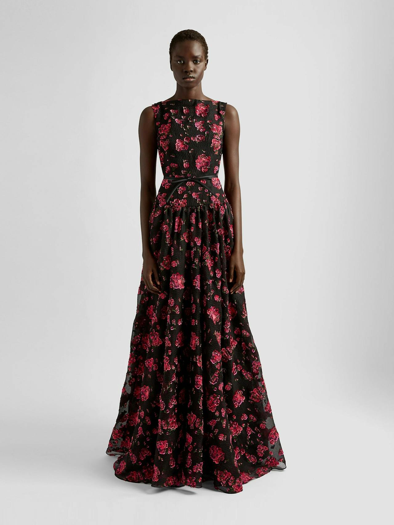 Sleeveless gown with gathered skirt PF24_F1G5_BTFC Erdem    - Collagerie