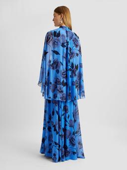 Blue long sleeve gown PF24_F1G907_BLVSV Erdem    - Collagerie