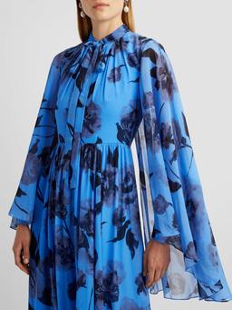 Blue long sleeve gown PF24_F1G907_BLVSV Erdem    - Collagerie