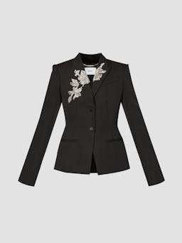 Tailored embroidered blazer PF24_F1J5_BGP Erdem    - Collagerie