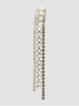 Long crystal hoop earrings PF24_F1JE5_SPCP Erdem    - Collagerie