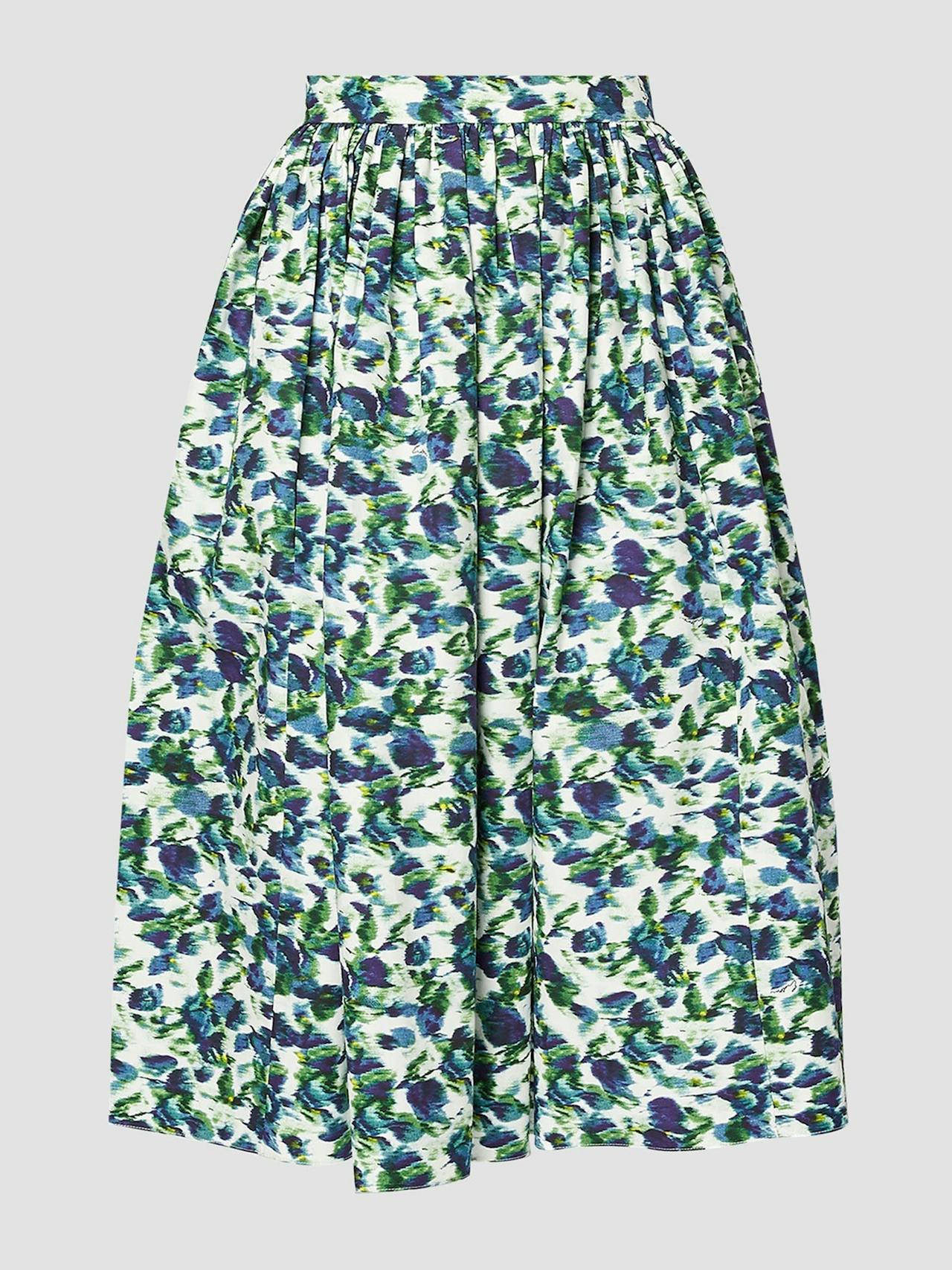 Volume midi skirt