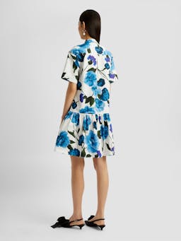 Short sleeve short shirt dress PF24_R1D32_WBVHCP Erdem    - Collagerie