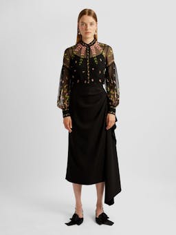 Blouson sleeve button down PF24_R1T8_BLLSV Erdem    - Collagerie