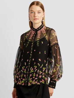 Blouson sleeve button down PF24_R1T8_BLLSV Erdem    - Collagerie