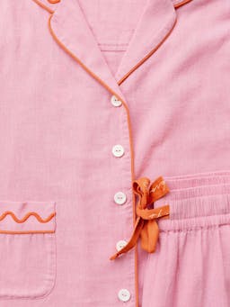 Pink cotton and linen pyjamas Sleepwear TBCo    - Collagerie