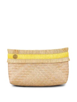 Sita mini raffia clutch bag  STELAR    - Collagerie