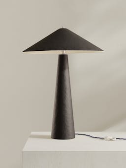 Parasol table lamp Interiors Palefire US Brick Red  - Collagerie