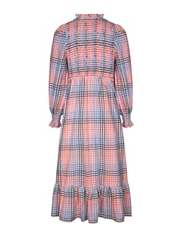 Emmeline pankhurst dress glorious gingham with spring skies hand smocking  Smock London    - Collagerie