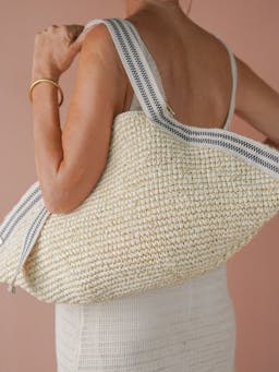 Penge vegan raffia shoulder bag Handbag STELAR    - Collagerie