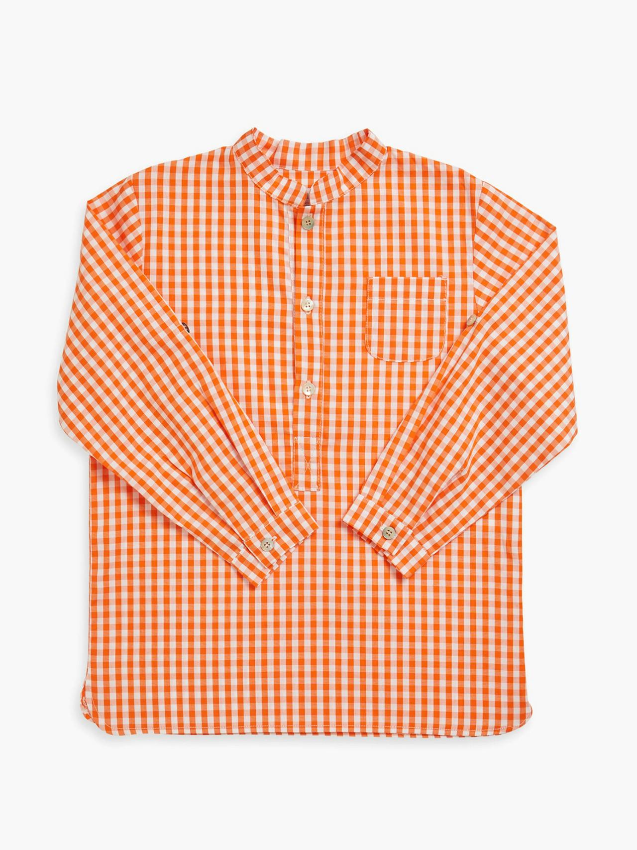 Pereprine shirt orange vichy