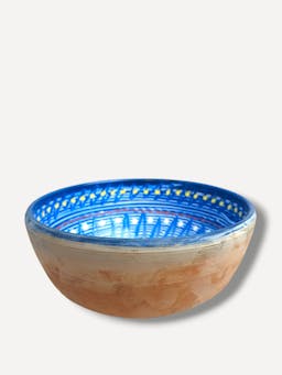 Cobalt deep fruit bowl Horezu Fruit Bowl Casa de Folklore    - Collagerie