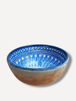 Cobalt deep fruit bowl Horezu Fruit Bowl Casa de Folklore    - Collagerie