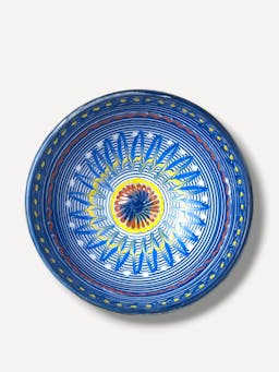 Cobalt deep fruit bowl Horezu Fruit Bowl Casa de Folklore    - Collagerie