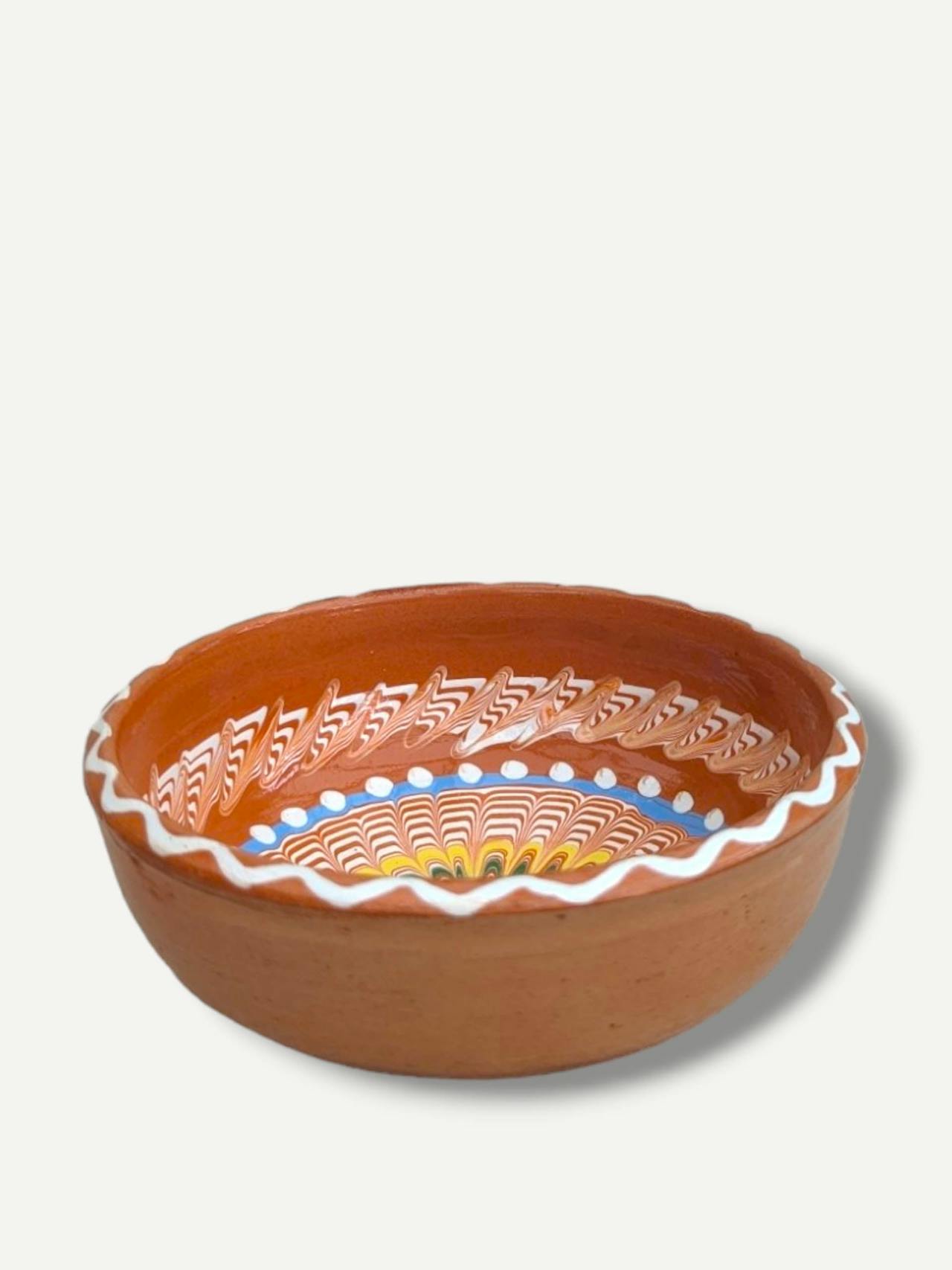 Dara Horezu side bowl Clay Bowl Casa de Folklore    - Collagerie