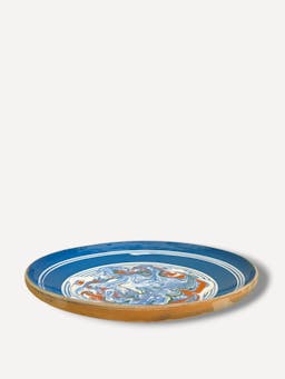 Marble effect large serving plate  Casa de Folklore    - Collagerie