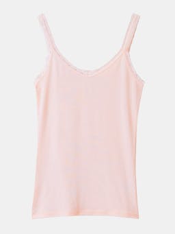 Pink-a-boo lace cami Lace Cami Stripe & Stare    - Collagerie