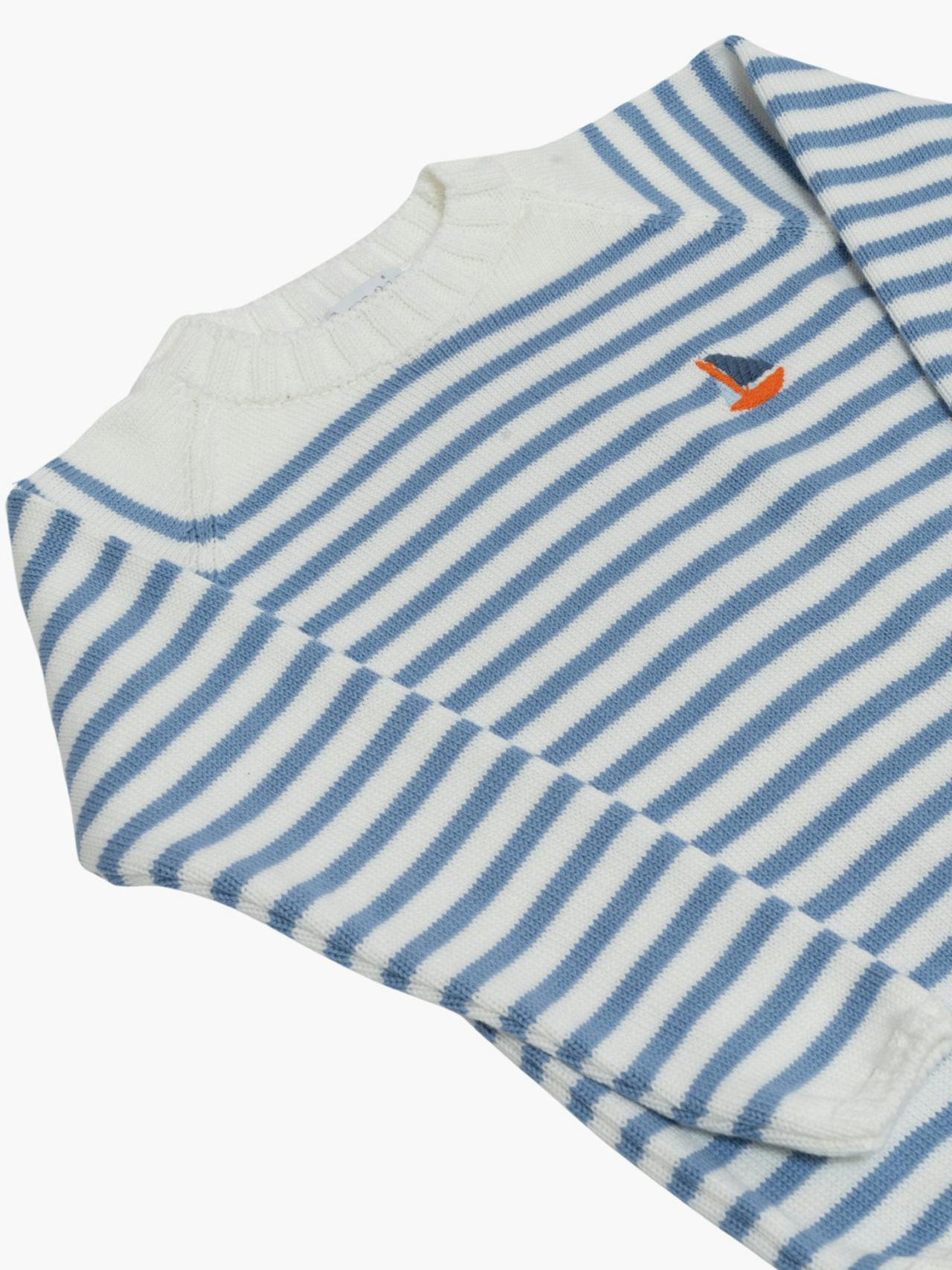 Popeye jumper midblue stripe Baby & Child Clothing Amaia    - Collagerie