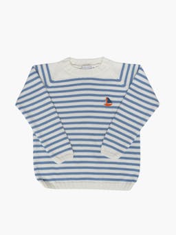 Popeye jumper midblue stripe Baby & Child Clothing Amaia    - Collagerie